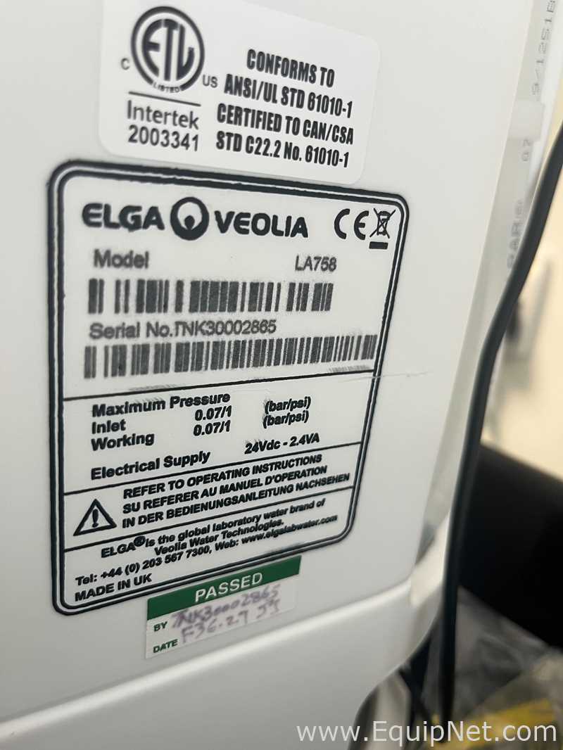 Elga Purelab Chorus 2 Plus RO/DI/UV Water Purifier with Elga Veolia 30L Reservoir