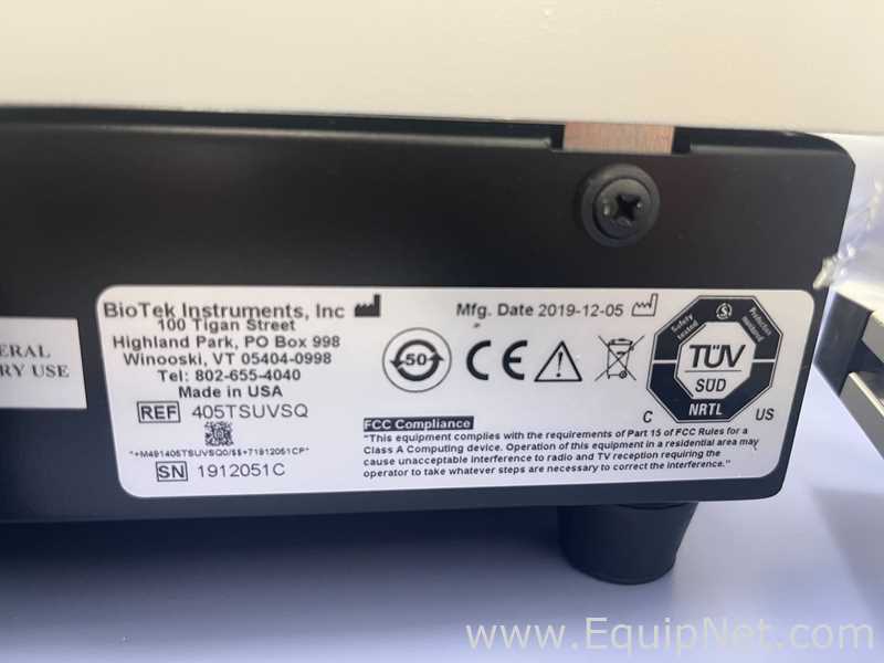 Lavadora - Placa BioTek Instruments 405TSUVSQ