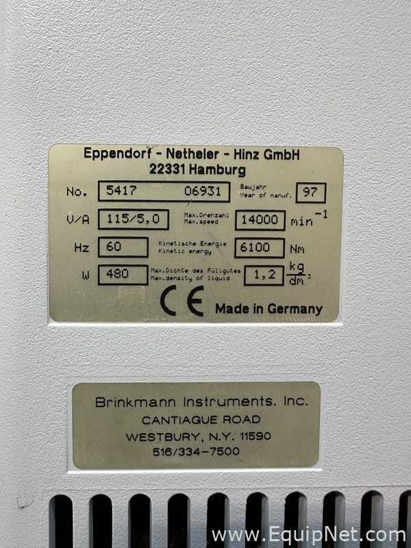 Centrífuga para Laboratórios Eppendorf 5417C