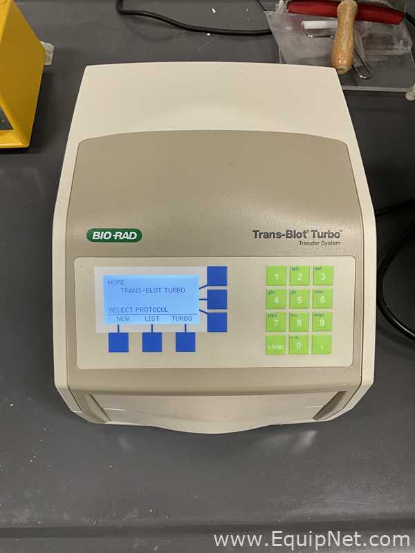 Bio Rad Trans-Blot Turbo System Electrophoresis Device