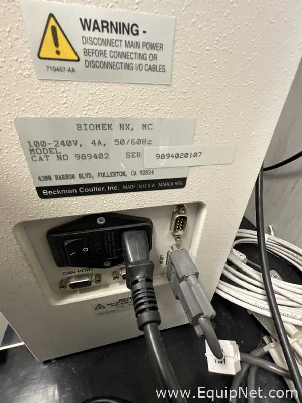Beckman Coulter Biomek Nx Mc Liquid Handler with Thermo Scientific Cytomat Microplate Hotel