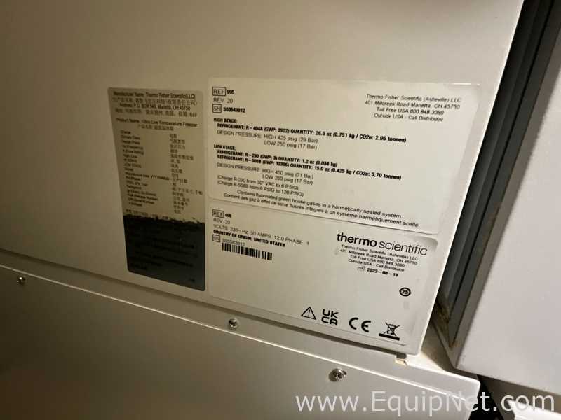 Congelador Thermo Fisher Scientific Forma 995.  651 Litros