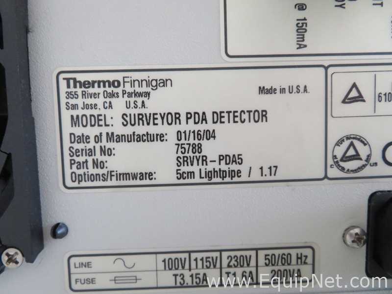 Espectrómetro de Masa Thermo Finnigan LCQ Deca XP