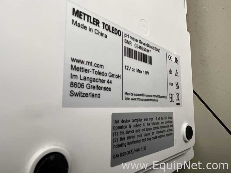 Medidor de pH Mettler Toledo SevenDirect SD20
