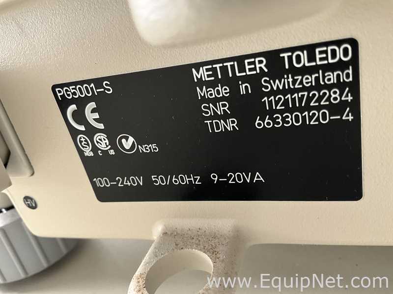 Mettler Toledo PG5001-S Balance
