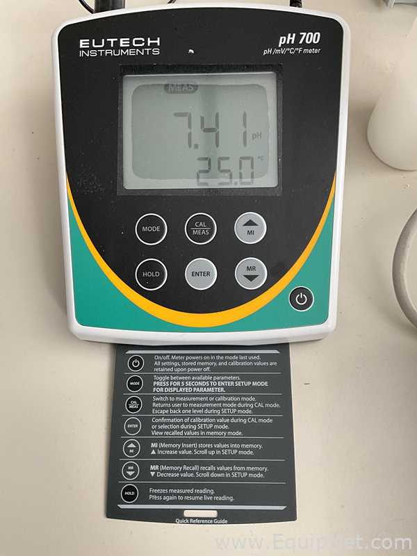 Medidor de pH Eutech Instrument pH 700