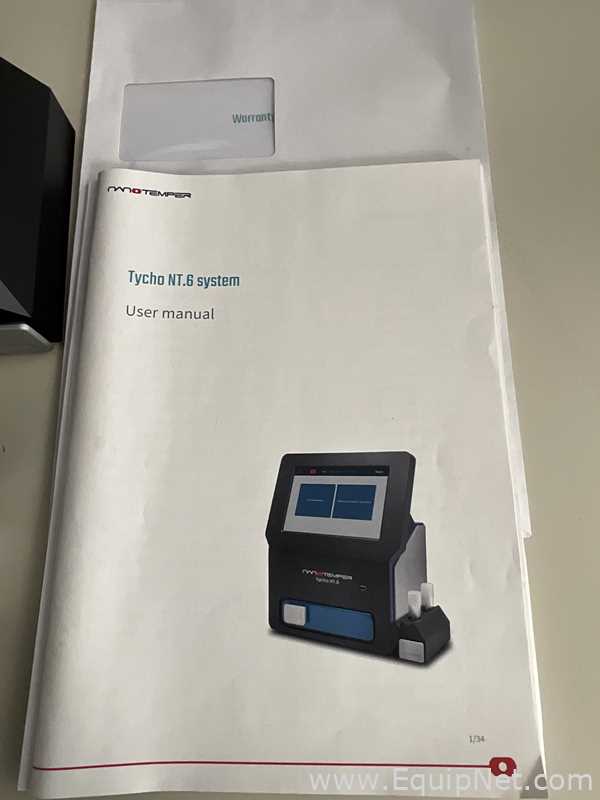 Nano Temper Technologies GmbH Tycho NT.6 Differential Scanning Fluorimeter