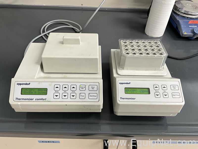Lot of 2 off Eppendorf Thermomixer Heated Laboratory Mixers