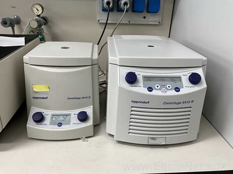 lote de  2 Centrífuga para Laboratórios Eppendorf 5415 D
