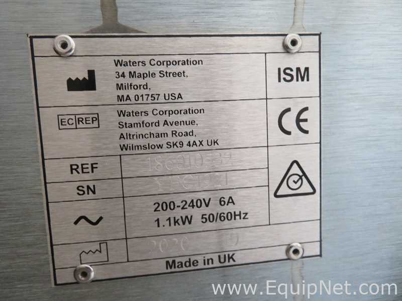 Waters Corporation Xevo G2-XS QTof Mass Spectrometer With Waters Acquity H Class Plus UPLC System