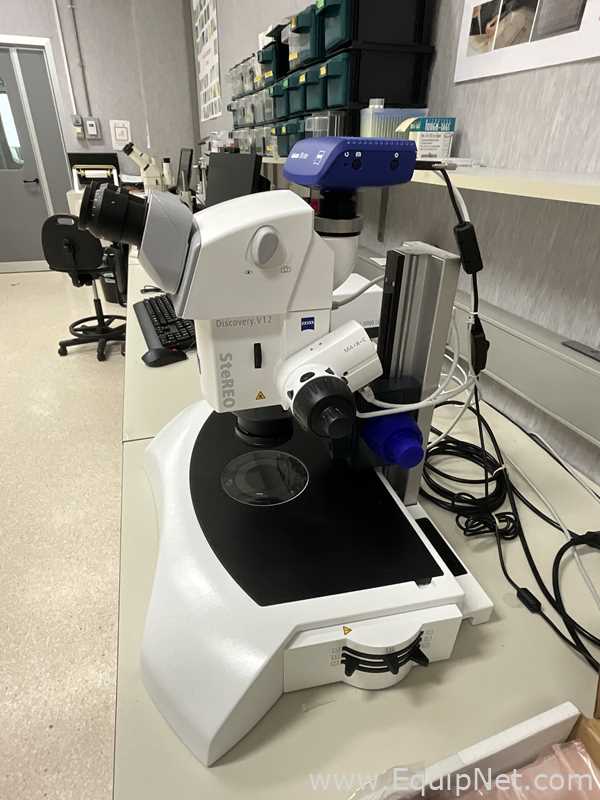Carl Zeiss SteREO Discovery.V12 Stereo Microscope with Axiocom 208 Color USB Camera