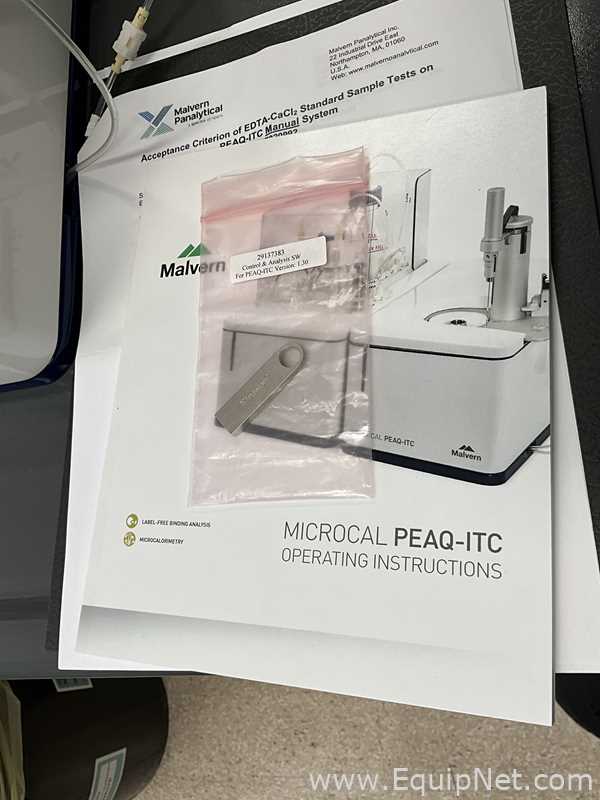 Malvern Panalytical PEAQ-ITC Isothermal Titration Calorimeter
