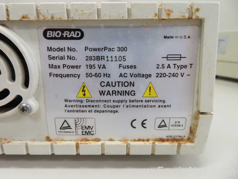 Lot of 2 Bio Rad Power Pac 300 and 200 Electrophoresis Power Supplies