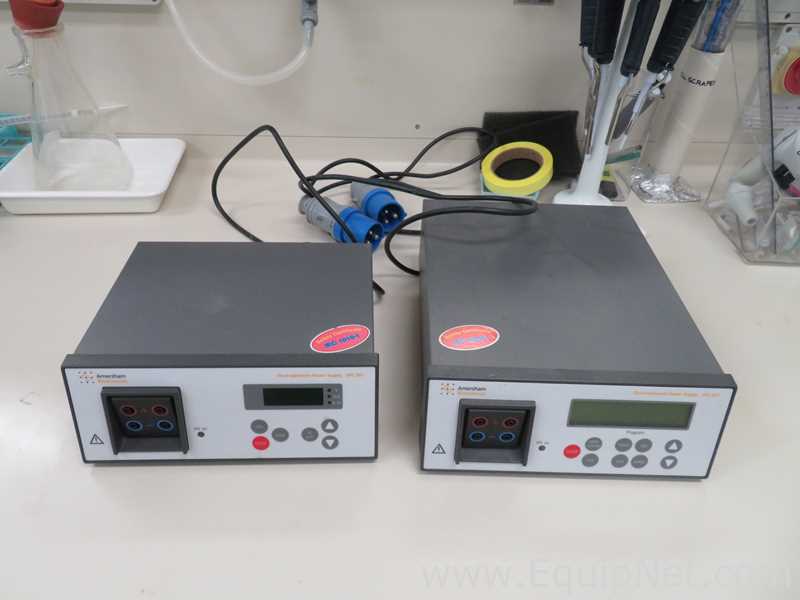 Lot of 2 Amersham Biosciences EPS 601 and 301 Electrophoresis Power Supplies