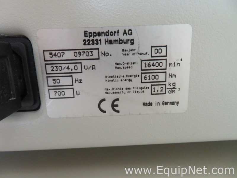 Centrífuga para Laboratórios Eppendorf 5417 R