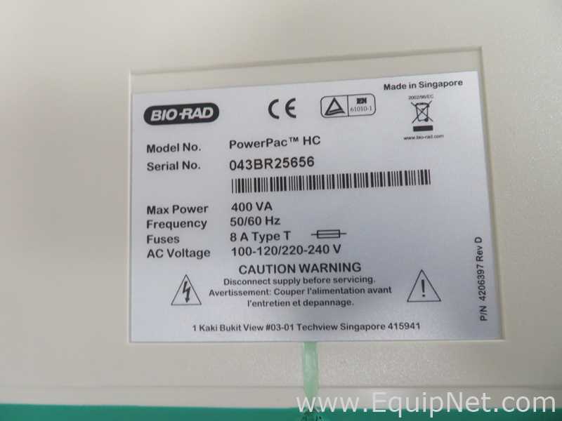 Biorad PowerPac HC Electrophoresis Power Supply
