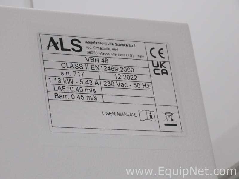 Angelantoni VBH 48 Class 2 Biological Safety Cabinet