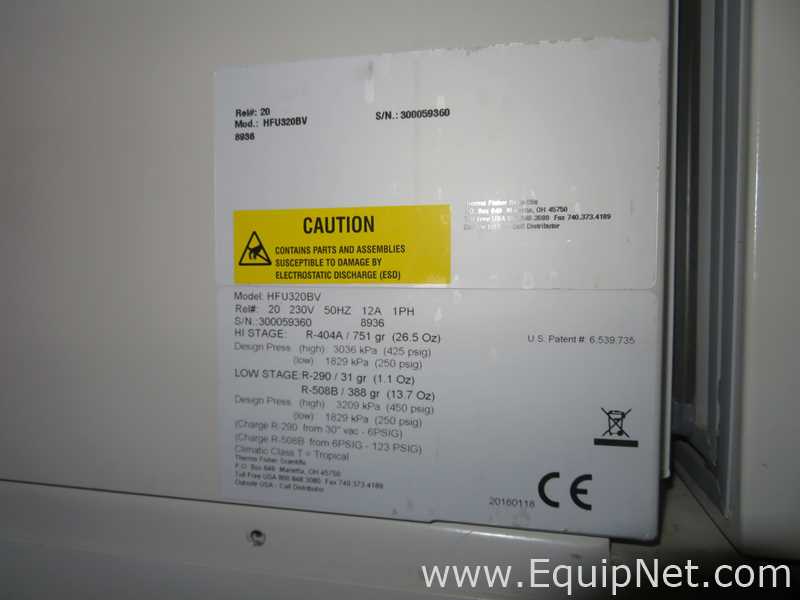 Thermo Scientific HFU320BV -80 Freezer