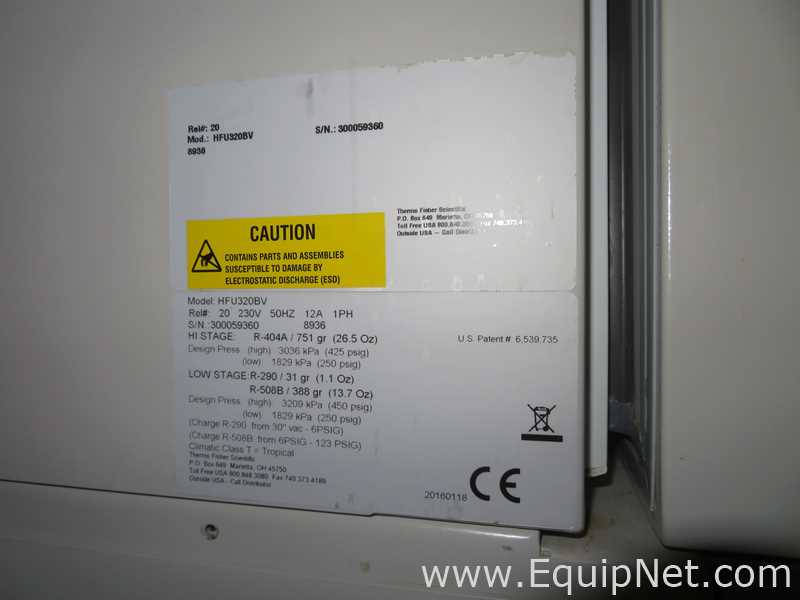 Thermo Scientific HFU320BV -80 Freezer