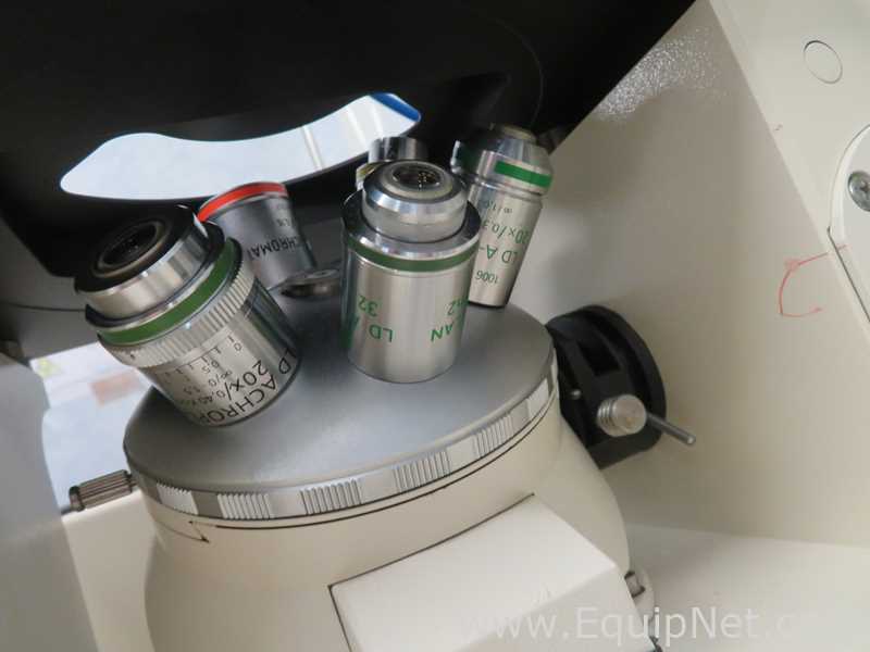 Zeiss Inc. Axiovert 10 Inveted Microscope With Power Supply
