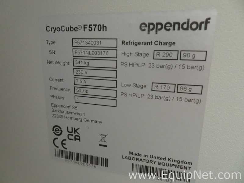 Freezer Eppendorf CryoCube F570H