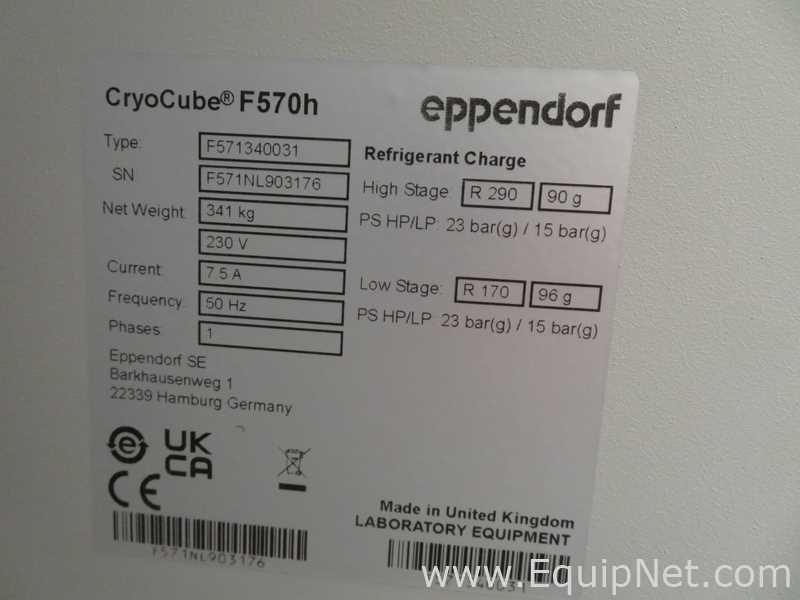 Freezer Eppendorf CryoCube F570H