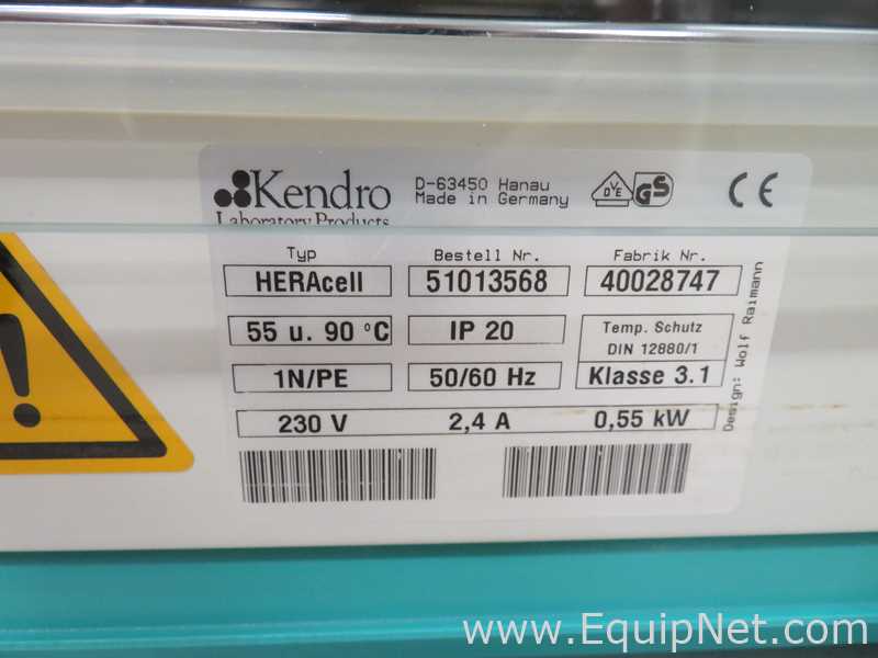 lote de  2 Incubadora Heraeus HERAcell