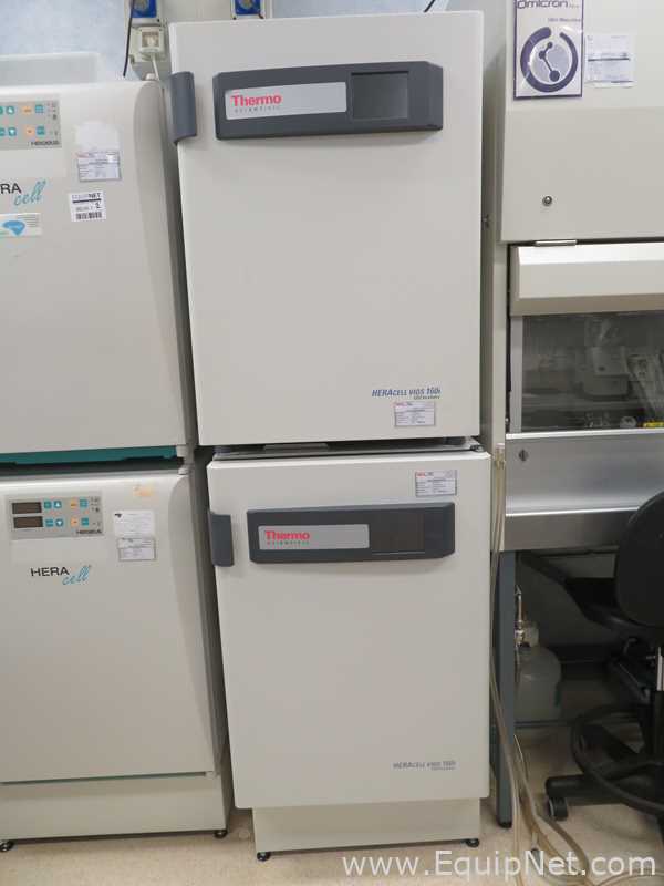 Lot of 2 Thermo Scientific HERAcell vios 160i CO2 Laboratory Incubators