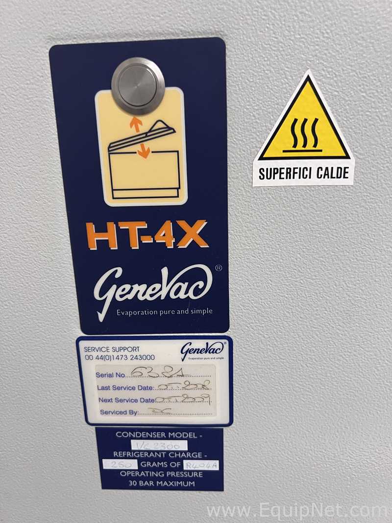 GeneVac HT-4X Series II Evaporator With Genevac XDS5 Scroll Pump