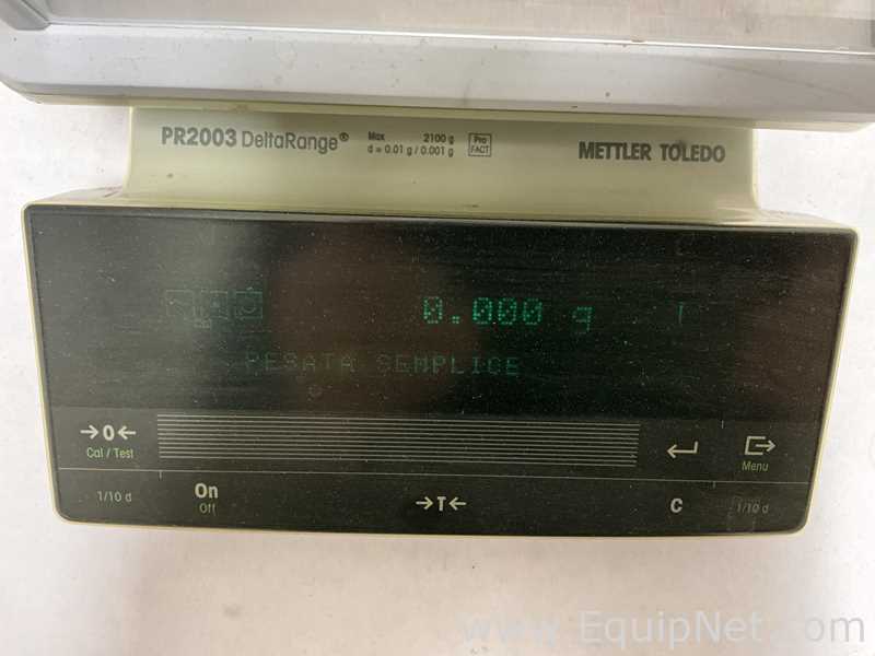 Báscula Mettler Toledo PR2003DR