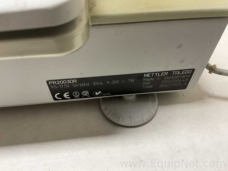 Báscula Mettler Toledo PR2003DR