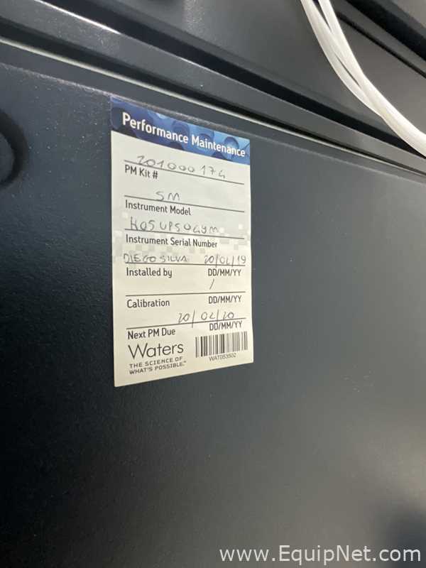 Waters Corporation Acquity UPLC with PDA Detector and Waters Micromass MM1 Mass Spectrometor