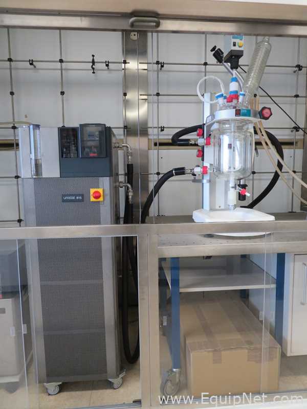 Syrris ORB 2201012 Jacketed 2000ml Glass Reactor With Huber Unistat 815 Chiller