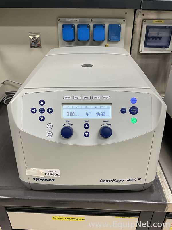 Eppendorf 5430 R Refrigerated Laboratory Centrifuge
