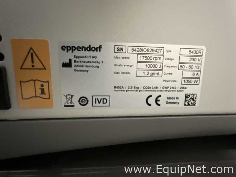 Eppendorf 5430 R Refrigerated Laboratory Centrifuge