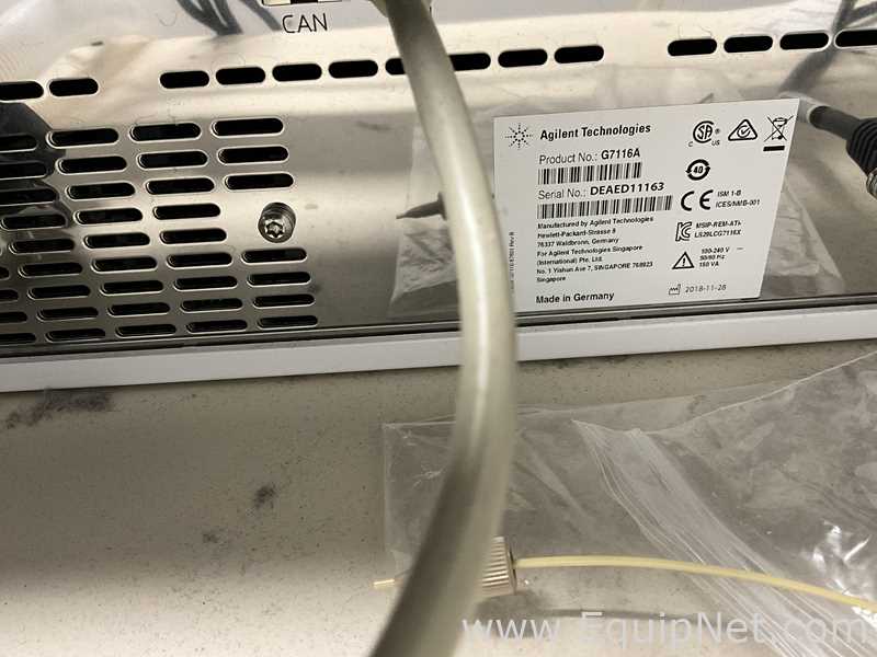Agilent Technologies 6230 TOF LC/MS Mass Spectrometer with Agilent 1260 Infinity II HPLC System
