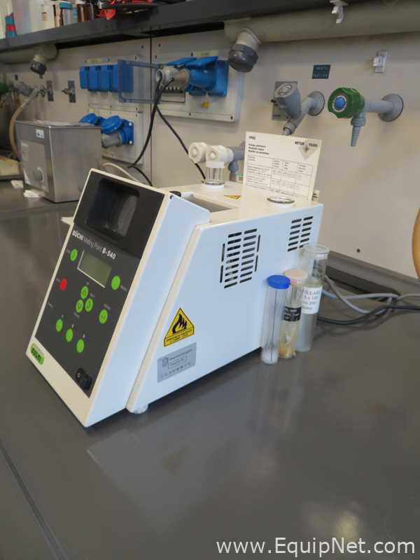 Aparato de Punto de Fusión Buchi Labortechnik AG B-540
