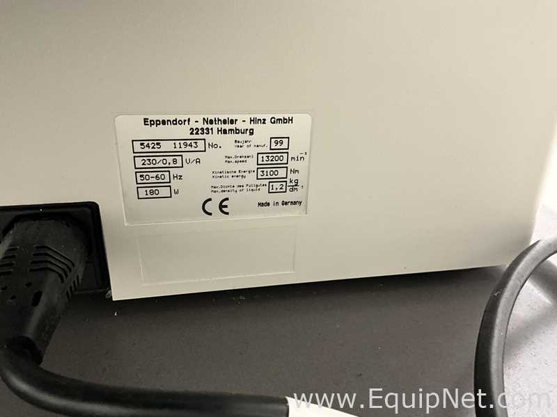 lote de  2 Centrífuga para Laboratórios Eppendorf 5415 D