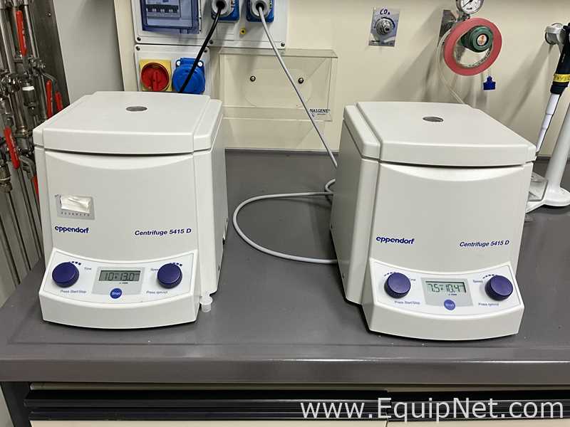 lote de  2 Centrífuga para Laboratórios Eppendorf 5415 D