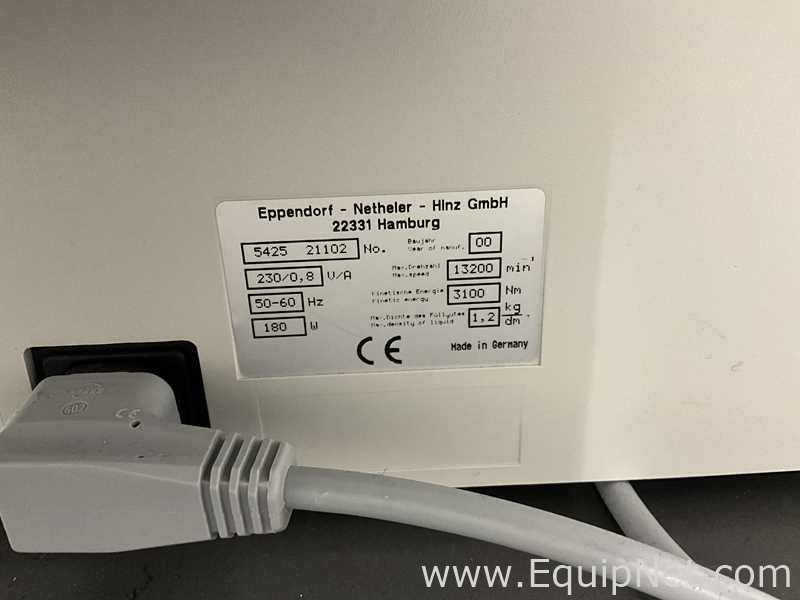 lote de  2 Centrífuga para Laboratórios Eppendorf 5415 D