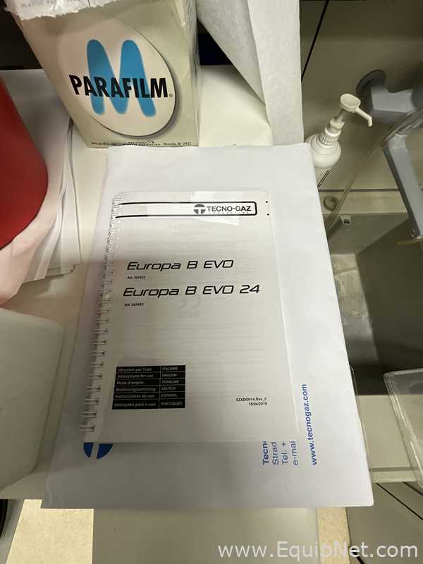 Tecno-Gaz Industries  Europa B EVO 15 Litre Horizontal Laboratory Autoclave
