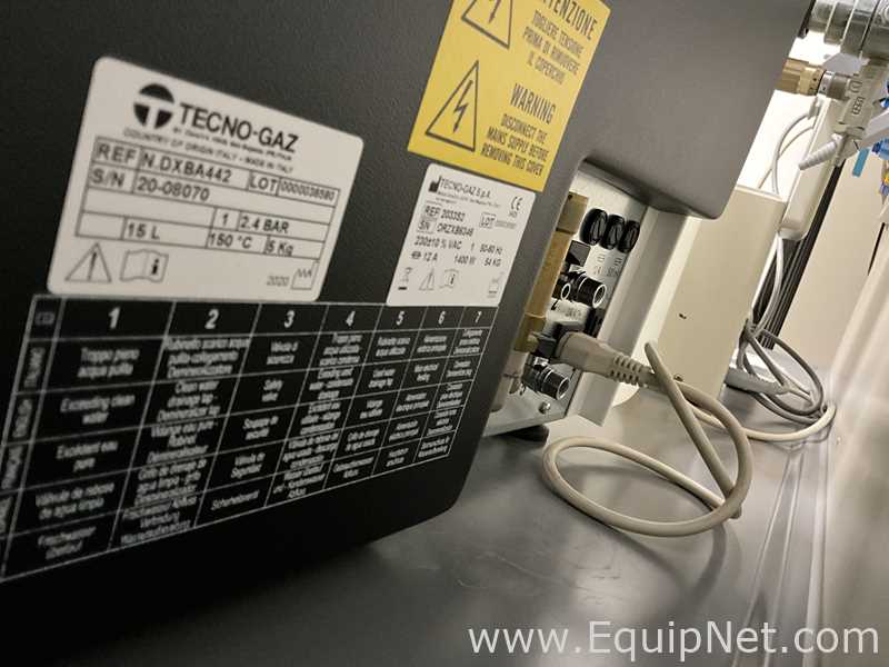 Tecno-Gaz Industries  Europa B EVO 15 Litre Horizontal Laboratory Autoclave