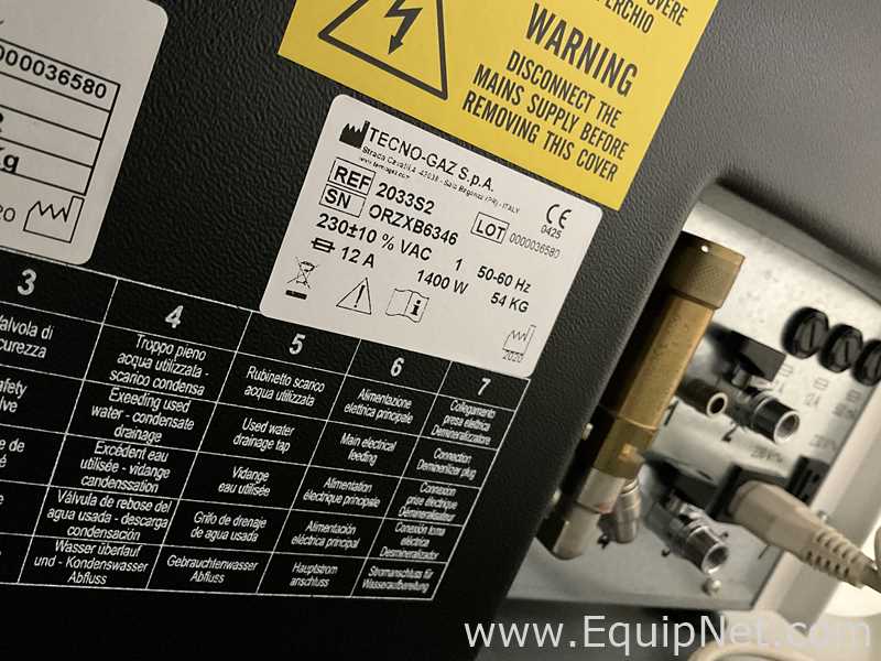 Tecno-Gaz Industries  Europa B EVO 15 Litre Horizontal Laboratory Autoclave