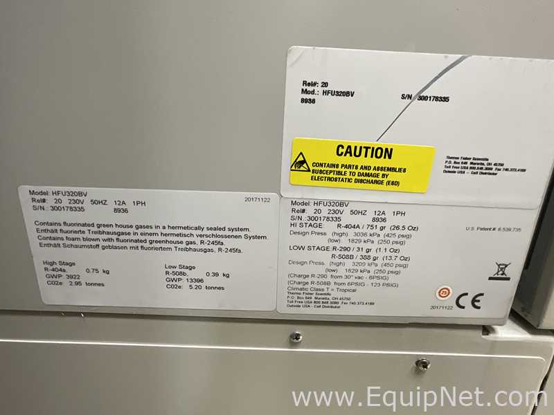 Congelador Thermo Fisher Scientific HFU320BV