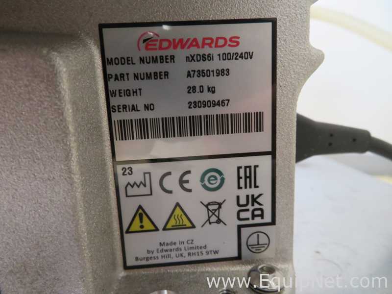 Edwards nXDS6i Atex Laboratory Vacuum Pump