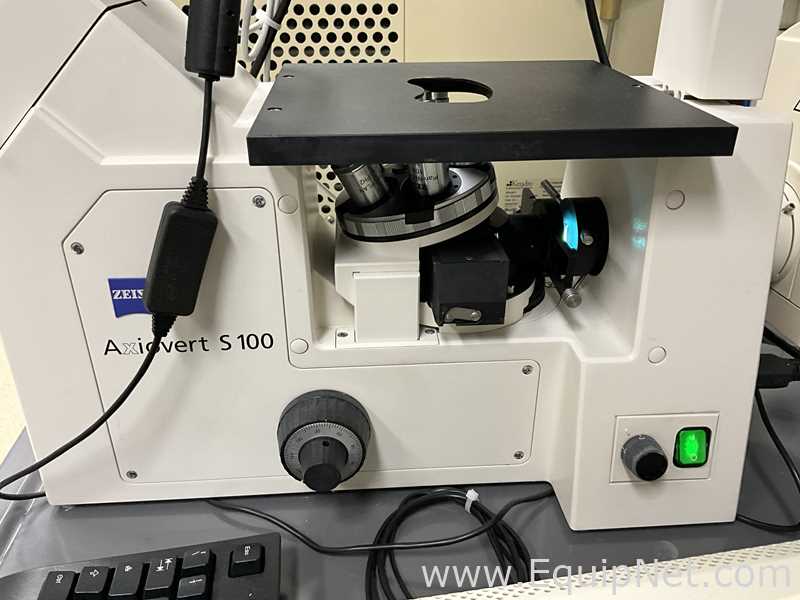 Carl Zeiss Axiovert S100 Microscope with Axiocam 208 Color USB Camera