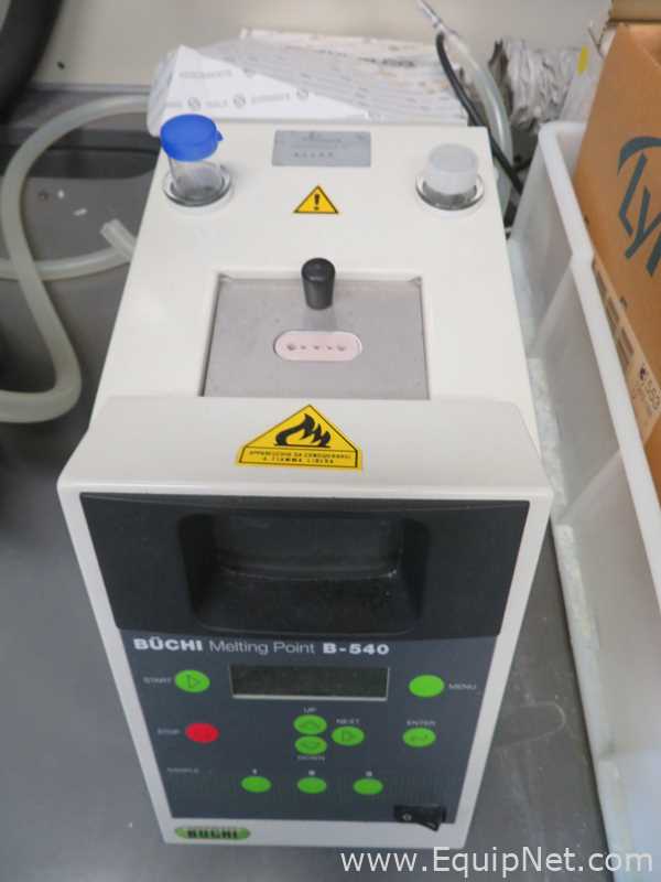 Aparato de Punto de Fusión Buchi Labortechnik AG B-540