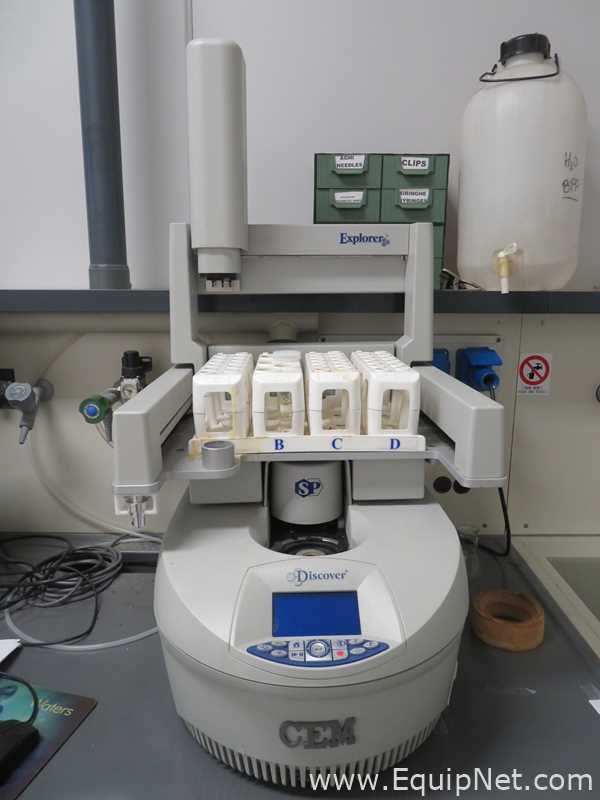 CEM Matthews NC Discover SP Microwave Activent with Explorer SP 48 Autosampler