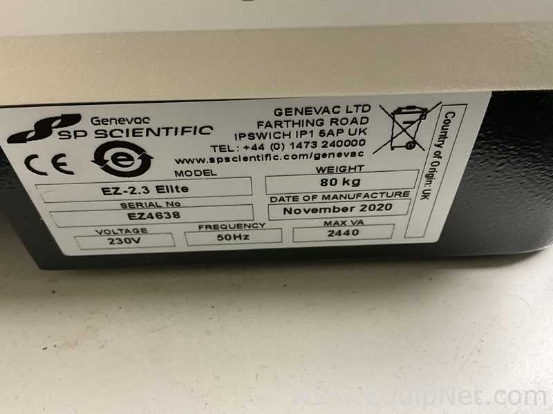 Concentrador GeneVac EZ-2.3 Elite