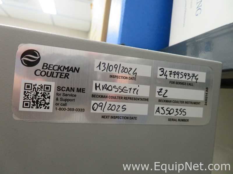 Beckman Coulter Z2 Particle Counter and Size Analyser